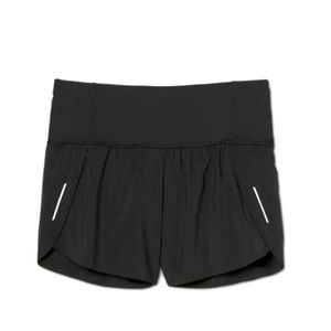 New All in Motion Black High-Rise Run Shorts